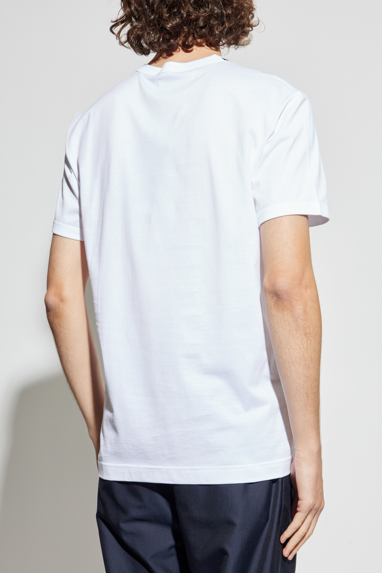VIPSALE【DOLCE & GABBANA】コットンTシャツ white-cotton-dolce-gabbana-top